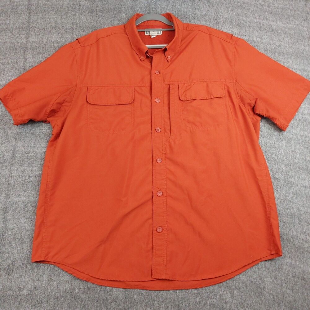 Duluth Action Button Down Shirt Mens Xlarge Performance Mesh Vents Outdoors View 2